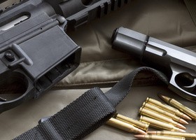 Light weapons and bullets Stock Photo 08