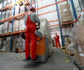 Logistics Center Stock Photo