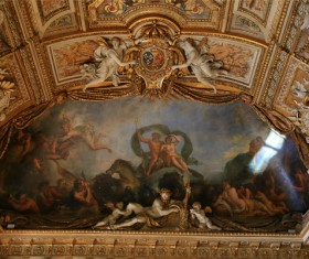 Louvre ceiling frescoes within France HD picture 01