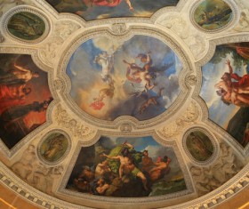 Louvre ceiling frescoes within France HD picture 02