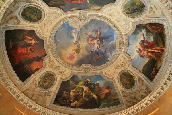 Louvre ceiling frescoes within France HD picture 02