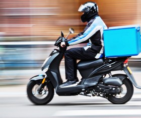 Lunch Express Stock Photo