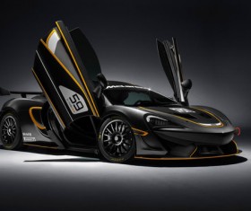 McLaren 570S GT4 Racing Stock Photo