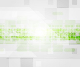 Modern abstract background with green elements vector