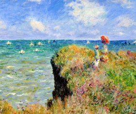 Monet oil painting Stock Photo 01