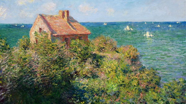 Monet oil painting Stock Photo 04