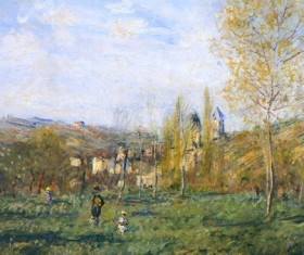 Monet oil painting Stock Photo 06