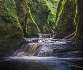 Natural beauty Monmouth County devil pulpit Stock Photo 05