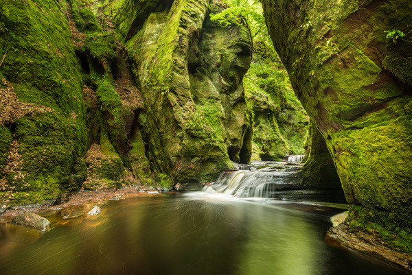Natural beauty Monmouth County devil pulpit Stock Photo 07