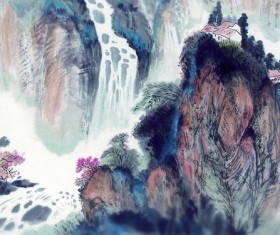 Natural landscape landscape painting HD picture