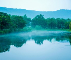 Nuomin river beautiful reflection HD picture