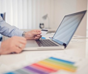 Online shopping payment Stock Photo 04