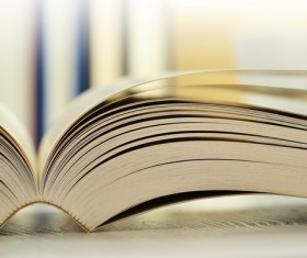 Open the book Stock Photo