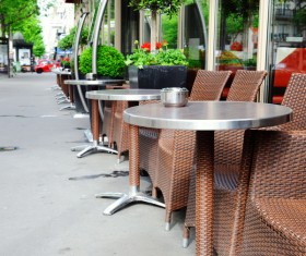 Outdoor terrace cafe HD picture 01