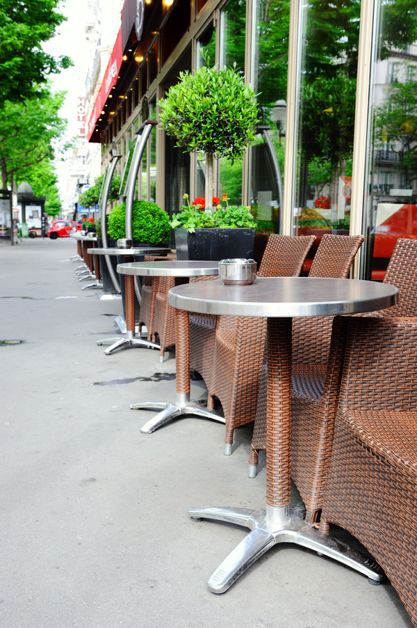 Outdoor terrace cafe HD picture 01