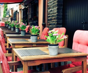 Outdoor terrace cafe HD picture 03