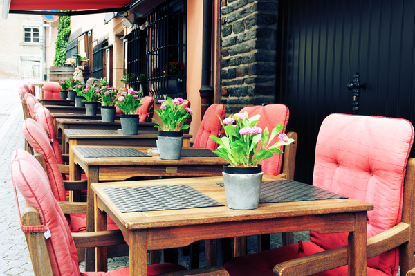 Outdoor terrace cafe HD picture 03