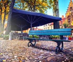 Outdoor terrace cafe HD picture 11