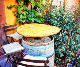 Outdoor terrace cafe HD picture 15