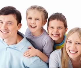 Parents and children Stock Photo 04