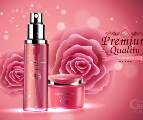 Premium quality cosmetic ream poster vectors 01