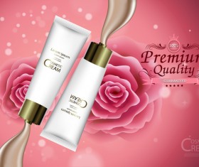 Premium quality cosmetic ream poster vectors 02