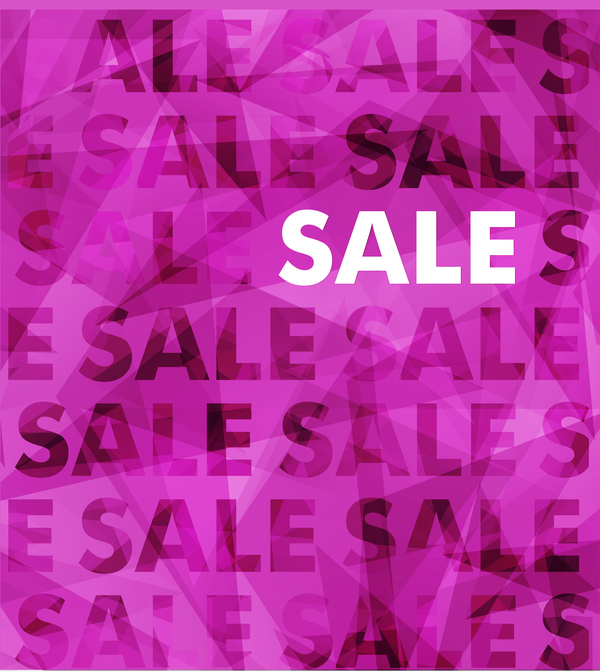 Purple sale background creative vector
