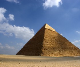 Pyramid of Egyptian Sphinx Stock Photo 02