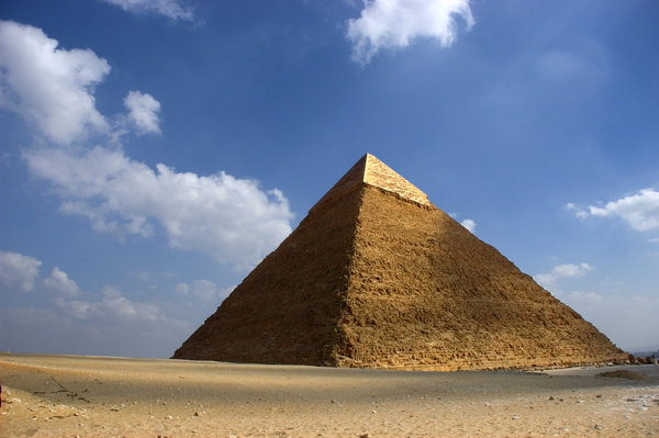 Pyramid of Egyptian Sphinx Stock Photo 02