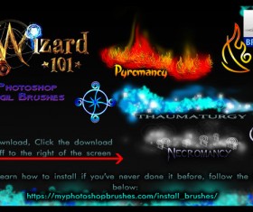 School Sigil Photoshop Brushes