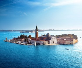 Sea city Stock Photo