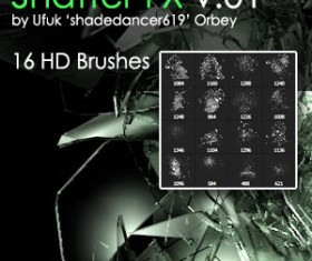 Shatter Photoshop Brushes