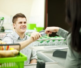 Shopping card Stock Photo