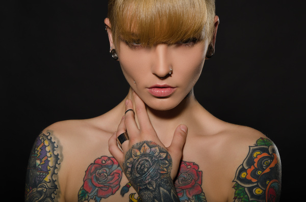 Show tattoo woman HD picture