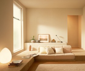 Simplely decorated small living room HD picture