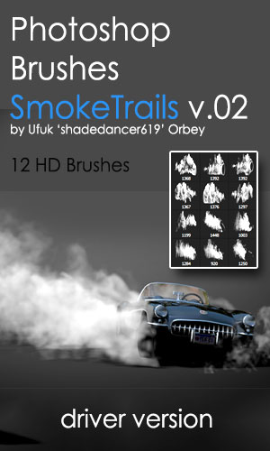 Smoke Trails Photoshop Brushes