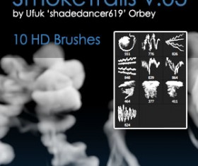 Smoke Trails Photoshop Brushes