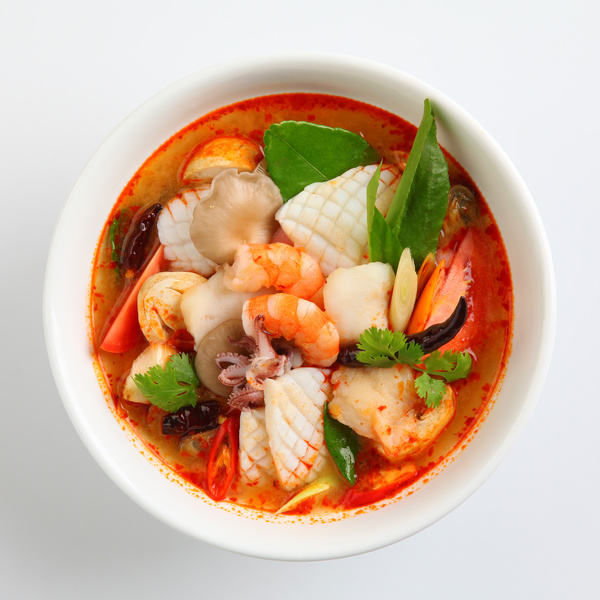 Spicy seafood soup HD picture
