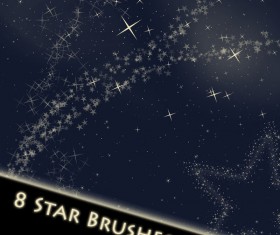 Star cloud Photoshop Brushes