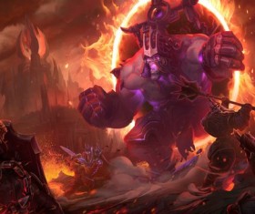 Storm Heroic Game Desktop Wallpapers Stock Photo 02