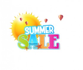 Summer sale vector creative design 01
