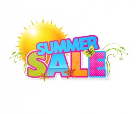 Summer sale vector creative design 03