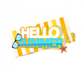Summer travel logo illustration design vector 01