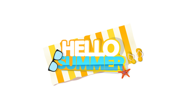 Summer travel logo illustration design vector 01