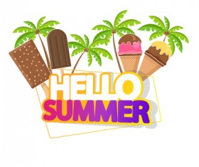 Summer travel logo illustration design vector 05