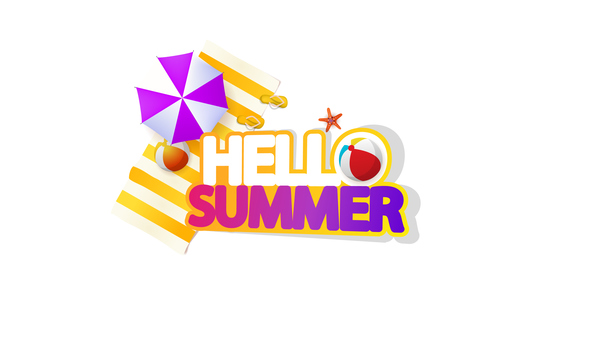 Summer travel logo illustration design vector 09