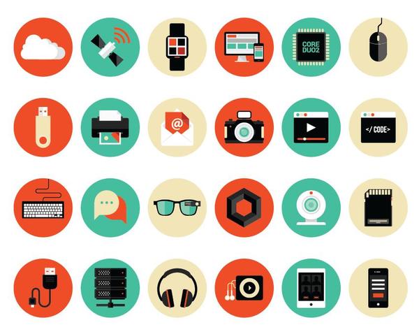 Tech and Media icons