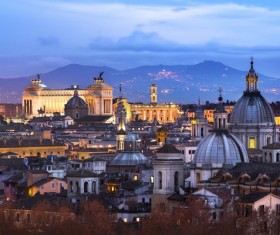 The birthplace of the splendid culture of the Roman world Stock Photo 01