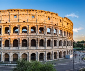 The birthplace of the splendid culture of the Roman world Stock Photo 03