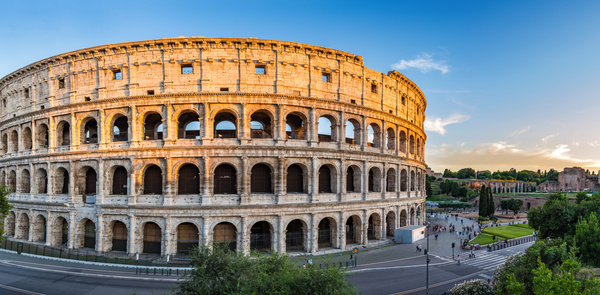 The birthplace of the splendid culture of the Roman world Stock Photo 03